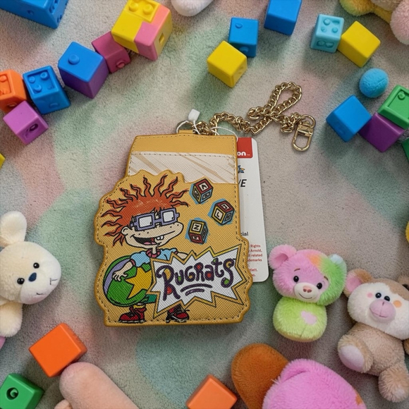Unbranded Accessories - Rugrats Chuckie Card Holder Keychain Wallet Nickelodeon NWT Bag Charm
